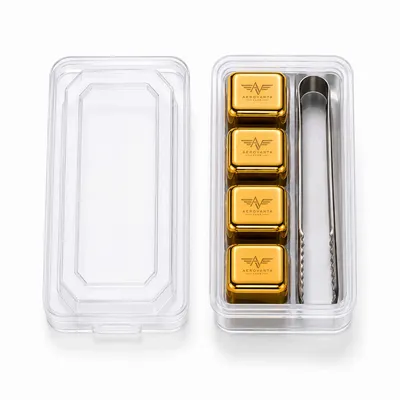 4-Pack Box Set with Tongs - Custom Stickers Now