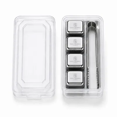 4-Pack Box Set with Tongs - Custom Stickers Now