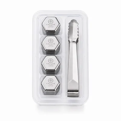4-Pack Box Set with Tongs - Custom Stickers Now