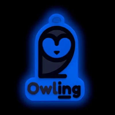 Blue Glow In The Dark - Custom Stickers Now