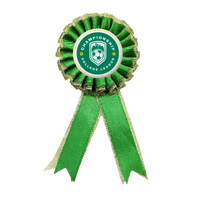 Green with gold edge - Custom Stickers Now