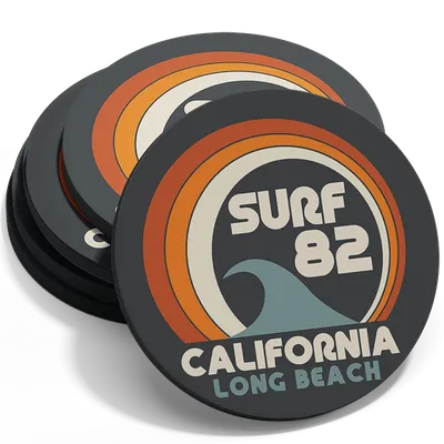 PVC Coasters - Custom Stickers Now