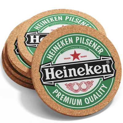 Cork Coasters - Custom Stickers Now