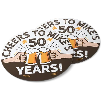 Paper Coasters - Custom Stickers Now