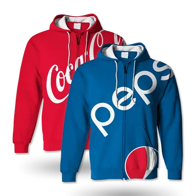 Long Sleeve Zip Up Hoodie - Custom Stickers Now