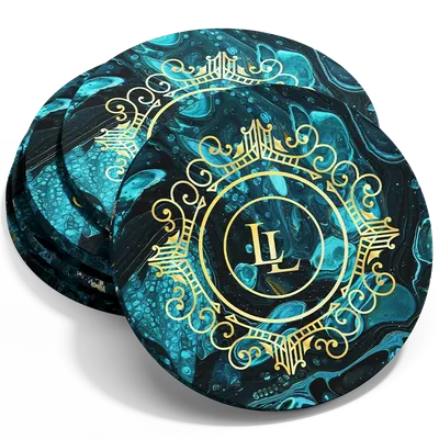 Marble Coaster - Custom Stickers Now