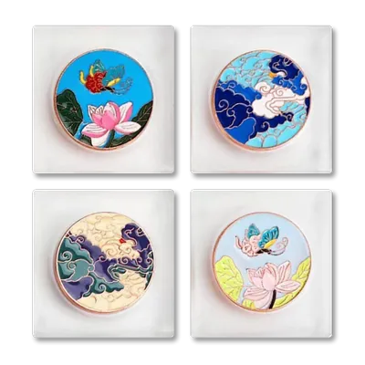 Customized Glass Alloy Coaster - Custom Stickers Now
