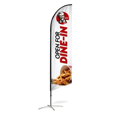 Feather Flag - Custom Stickers Now