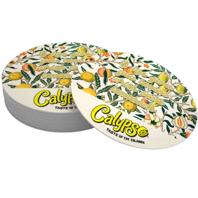 Pulpboard Coasters - Custom Stickers Now