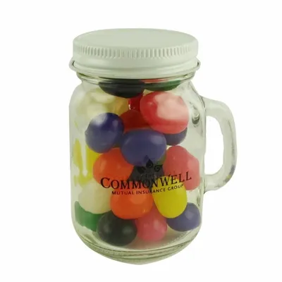 Glass Mini Mason Jars - Jelly Beans - Custom Stickers Now