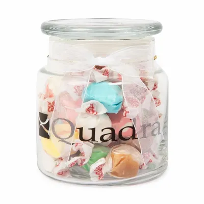22oz. Glass Jar - Salt Water Taffy - Custom Stickers Now