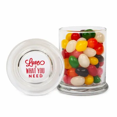 Glass Gourmet Jar - Jelly Beans - Custom Stickers Now