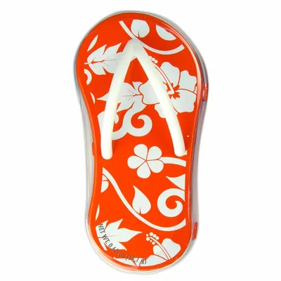 Hibiscus Orange Flip Flop Mint Tin - Custom Stickers Now