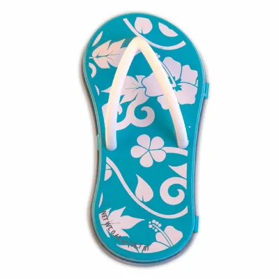 Hibiscus Blue Flip Flop Mint Tin - Custom Stickers Now