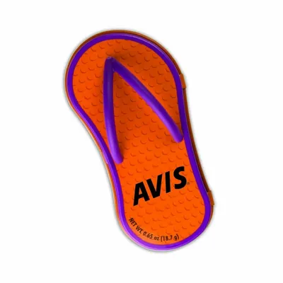 Orange Flip Flop Mint Tin - Custom Stickers Now