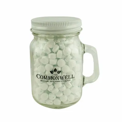 Glass Mini Mason Jars - MicroMints® - Custom Stickers Now