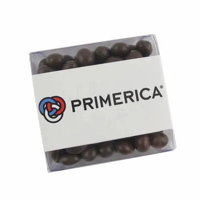 Square Acetates - Chocolate Covered Raisins - Custom Stickers Now