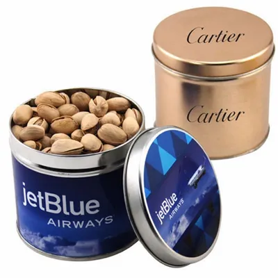 Round Tin with Pistachios - SBF4100 - Custom Stickers Now