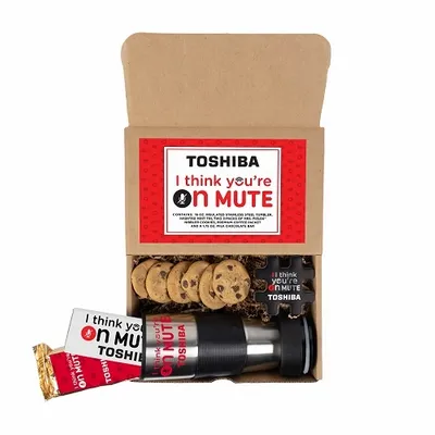 Tumbler with Snacks Mailer Kit - Custom Stickers Now