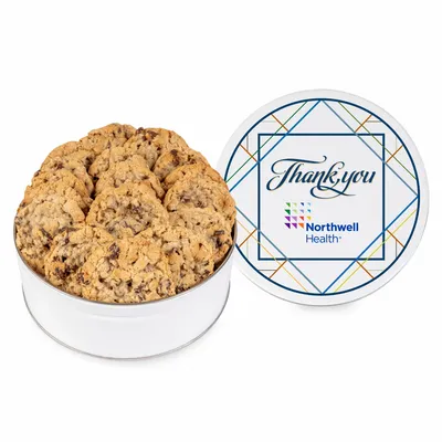 Fresh Beginnings Oatmeal Raisin Cookie Tin - Custom Stickers Now