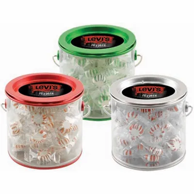 Tin Pail with Starlight Mints - Custom Stickers Now