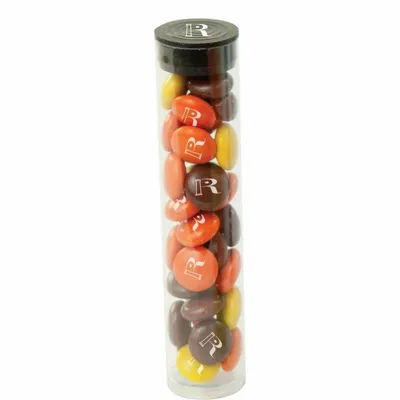 Mini Tube with Imprinted Reese's Pieces - Custom Stickers Now