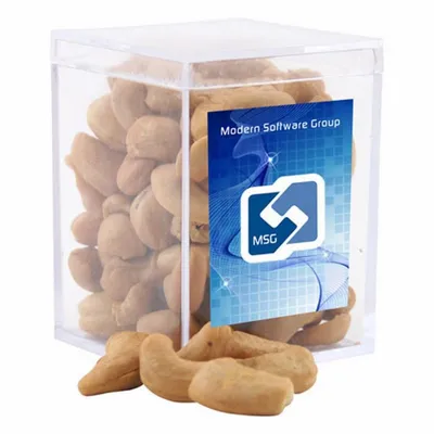 Acrylic Box with Cashews - Small - Custom Stickers Now