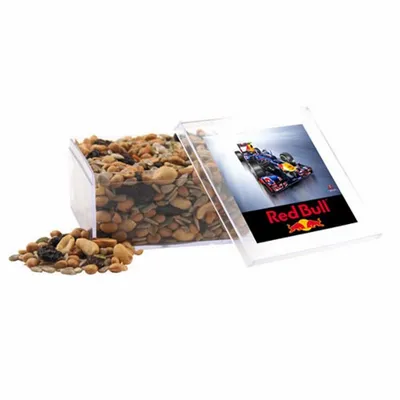 Acrylic Box with Trail Mix - Large - Custom Stickers Now