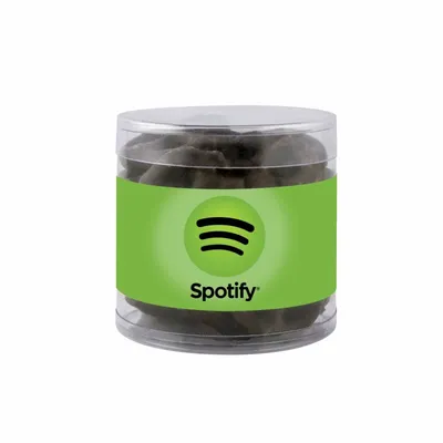 Round Acetates - Dark Chocolate Mini Pretzels - Custom Stickers Now