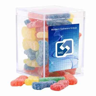 Acrylic Box with Sour Patch Kids - Small - Custom Stickers Now