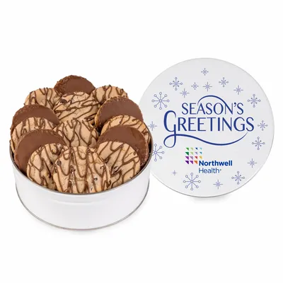 Fresh Beginnings Dreamy Drizzle Chocolate Chip Cookie Tin - Custom Stickers Now