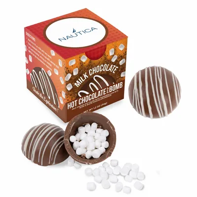 Hot Chocolate Bomb in Full Color Box - Custom Stickers Now