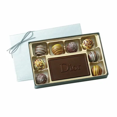 Truffle Gift Box with 8 Truffles - Custom Stickers Now