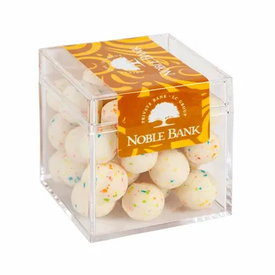 Sweet Boxes with Birthday Cake Bites - Custom Stickers Now