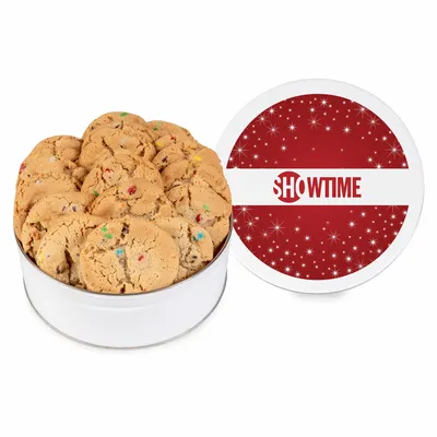 Fresh Beginnings Jewel Chip Cookie Tin - Custom Stickers Now