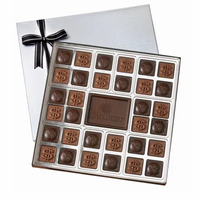 Custom Chocolate Squares Gift Box (3 lbs.) - Custom Stickers Now