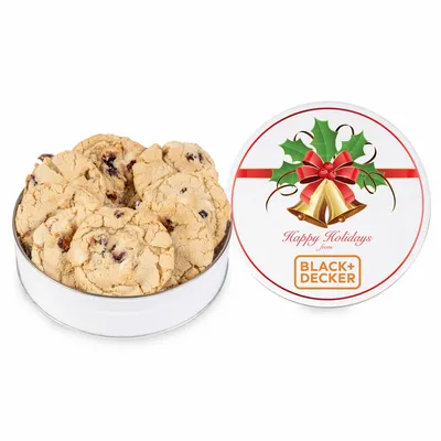 Fresh Beginnings Cranberry Cookie Tin (Small) - Custom Stickers Now