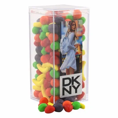 Acrylic Box with Runts - Medium - Custom Stickers Now