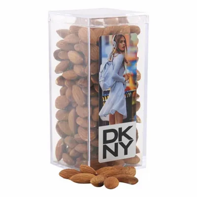 Acrylic Box with Almonds - Medium - Custom Stickers Now