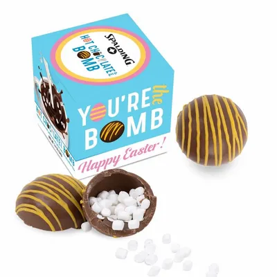 Hot Chocolate Bomb With Yellow Drizzle - Easter Box - Custom Stickers Now