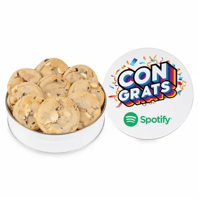 Fresh Beginnings Double Chip Cookie Tin (Small) - Custom Stickers Now