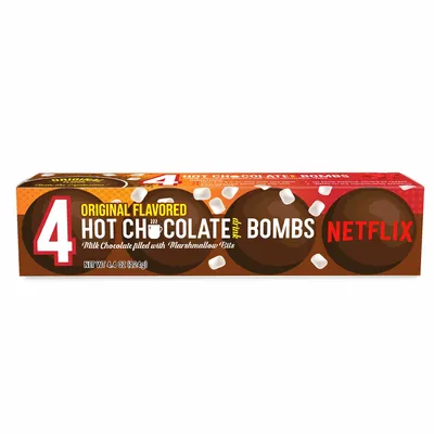 Hot Chocolate Bomb 4 Pack - Custom Stickers Now