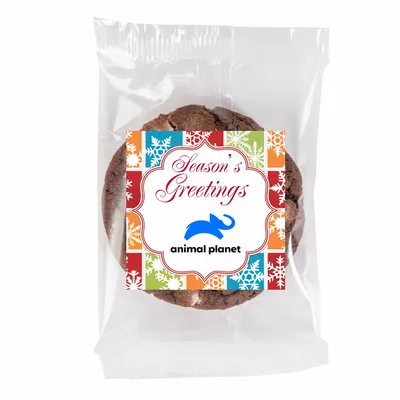 Fresh Beginnings Individually Wrapped Choc Double Chip Cookie - Custom Stickers Now