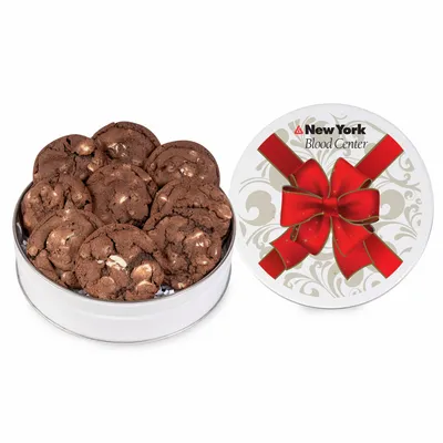 Fresh Beginnings Chocolate Double Chip Cookie Tin (Small) - Custom Stickers Now