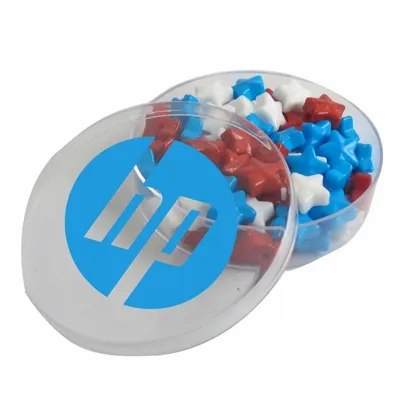 Small Round Acrylic with Starzmania - Custom Stickers Now