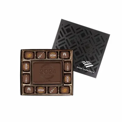 Here's to the New Year Chocolate Delight Gift Box - Custom Stickers Now
