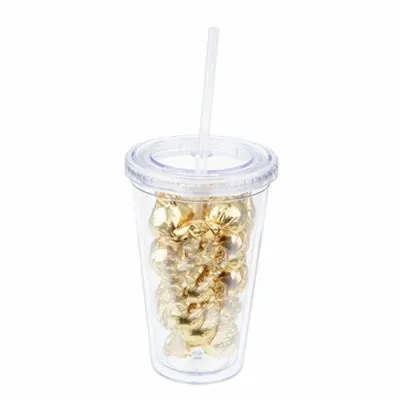 16oz. Tumbler - Twist-Wrapped Truffles - Custom Stickers Now