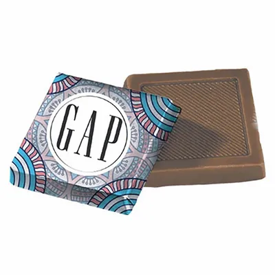 Full Color Chocolate Squares - Custom Stickers Now