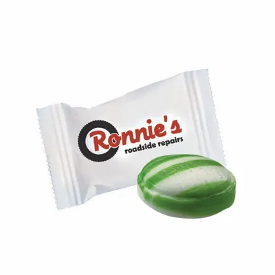 Green Striped Spearmint - Custom Stickers Now