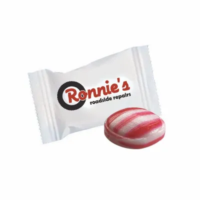 Red Striped Peppermint - Custom Stickers Now